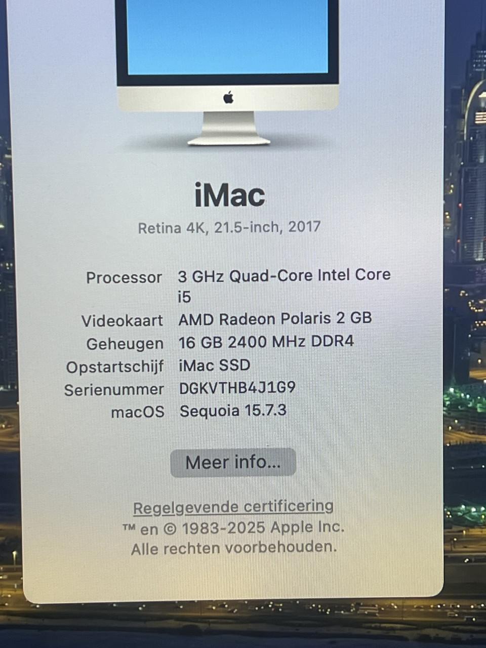 21 Inch IMac 2017