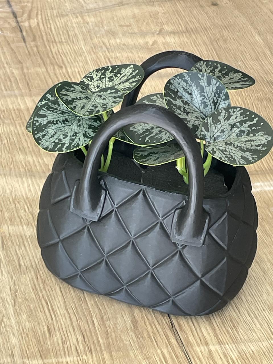 Handtas plantenpot