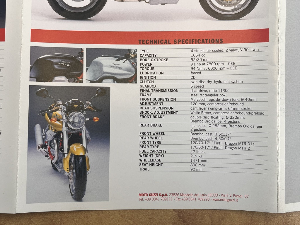 Moto Guzzi Onbekend v11 sport