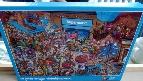 Leuke Sinterklaaspuzzel zgan (van de week voor de 1e keer gelegd)