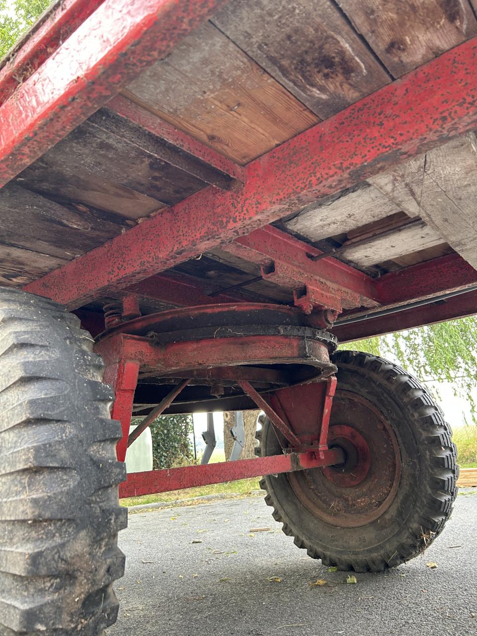 Platte wagen - hooi wagen