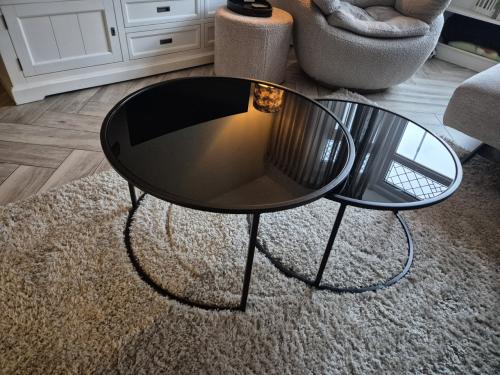 Glazen salontafel set (light & living Duarte)