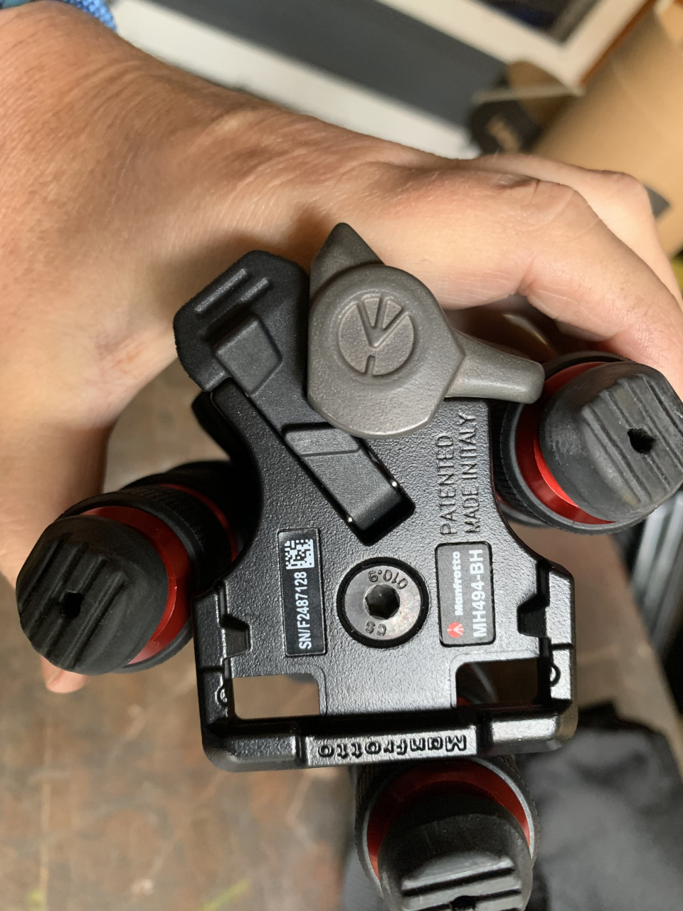 Te koop statief manfrotto be free nieuw