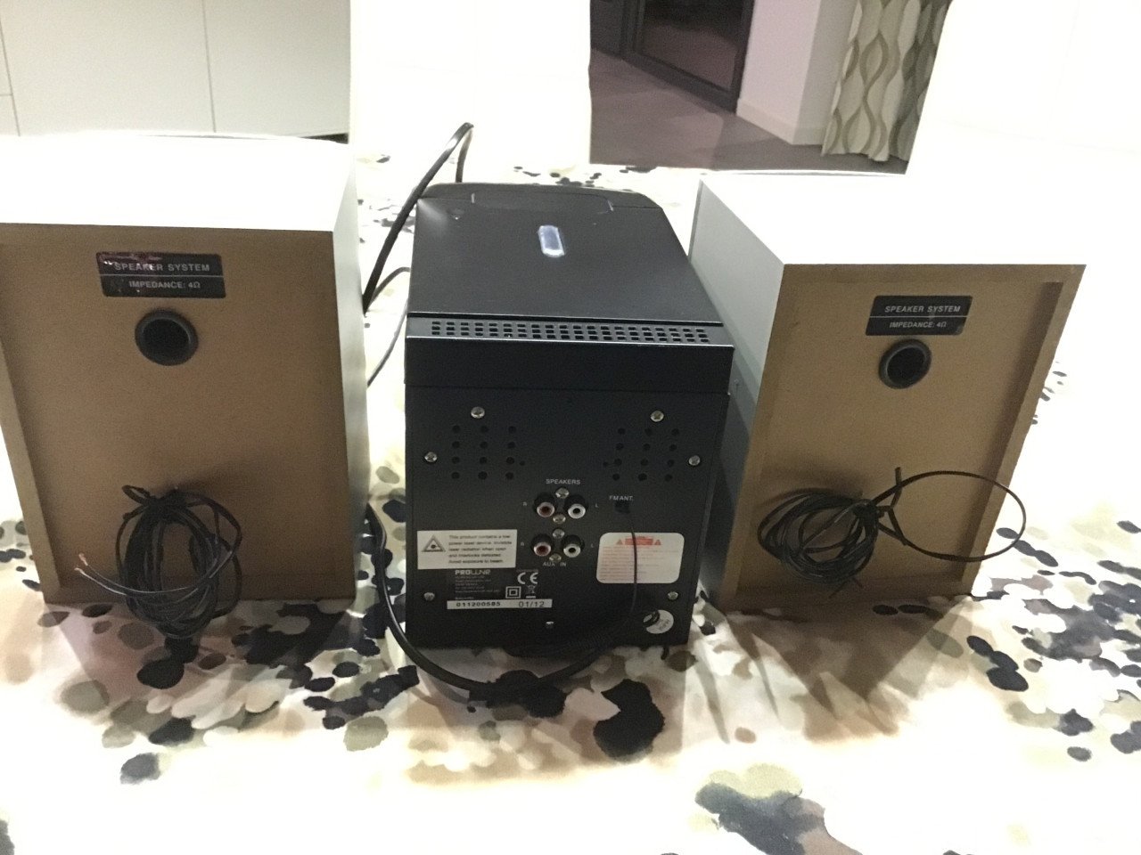 CD-USB versterker met 2 boxen