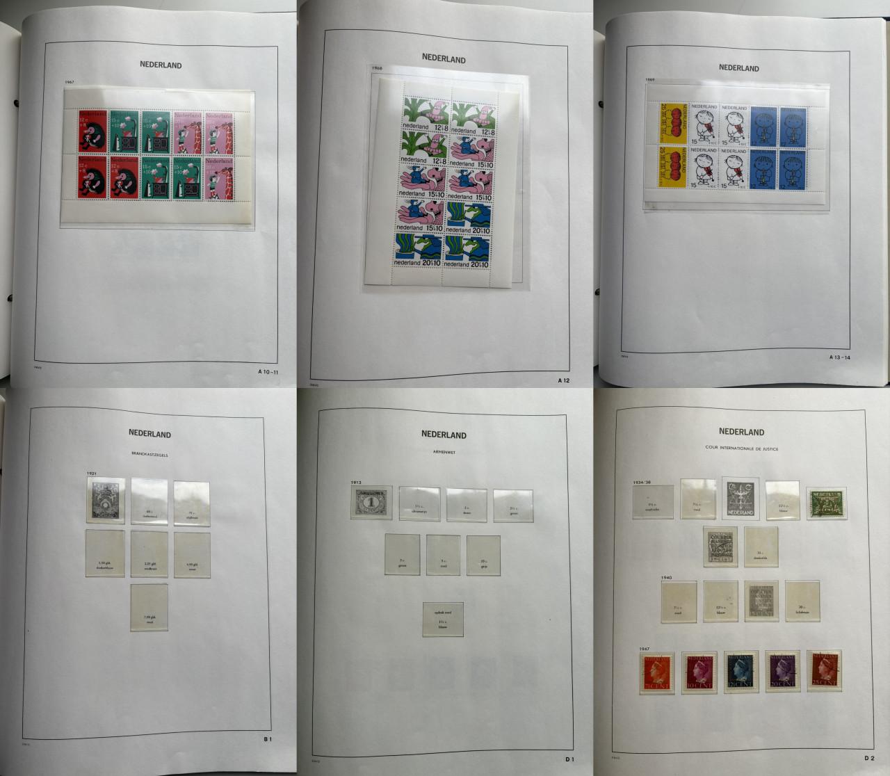 DAVO 1 Postzegels Nederland vanaf 1852