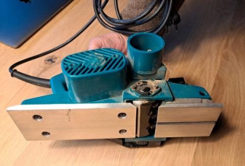 Makita schaaf type 1901 compleet in metalen box