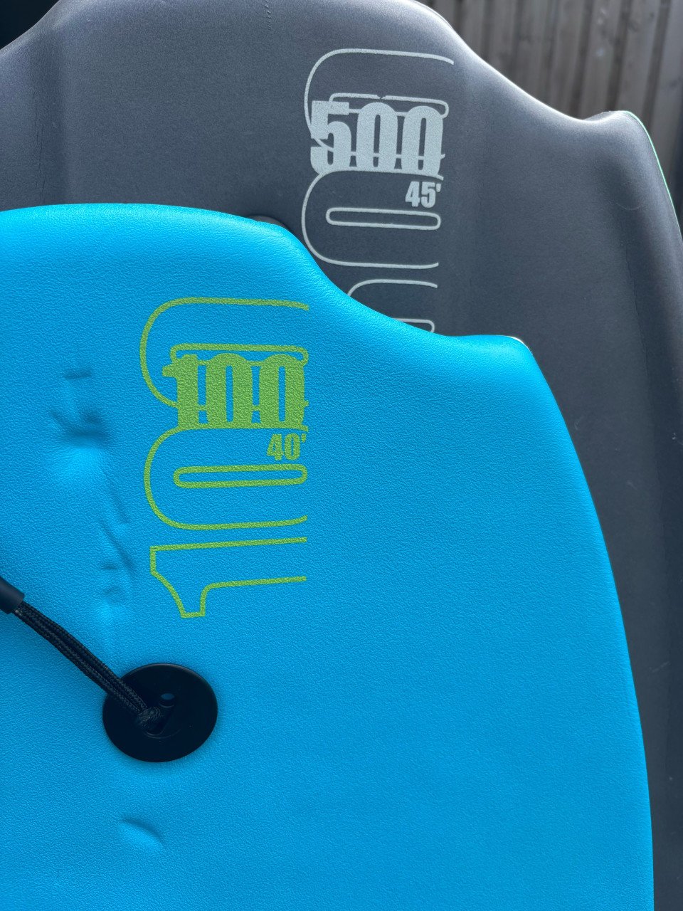 2x bodyboard met tas