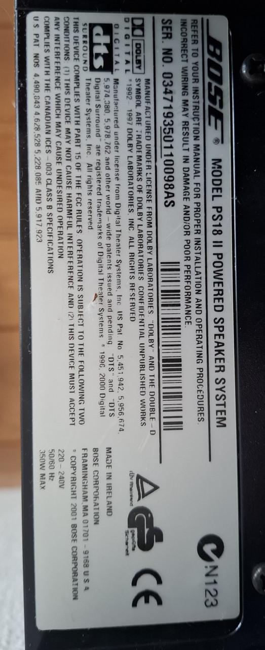 Luxe Bose sound system met dvd speler