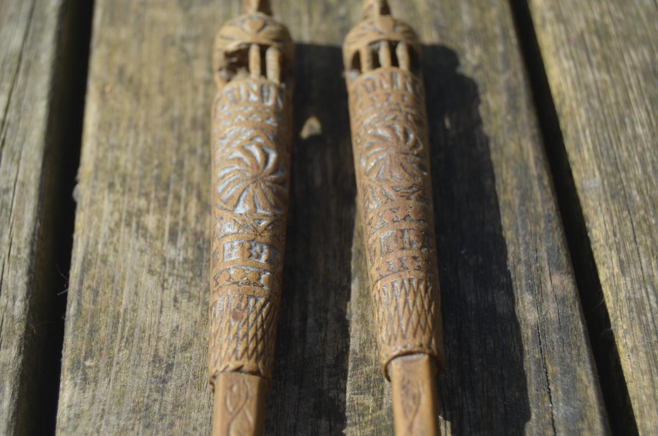 Mooi gestoken (sla) bestekje 1892