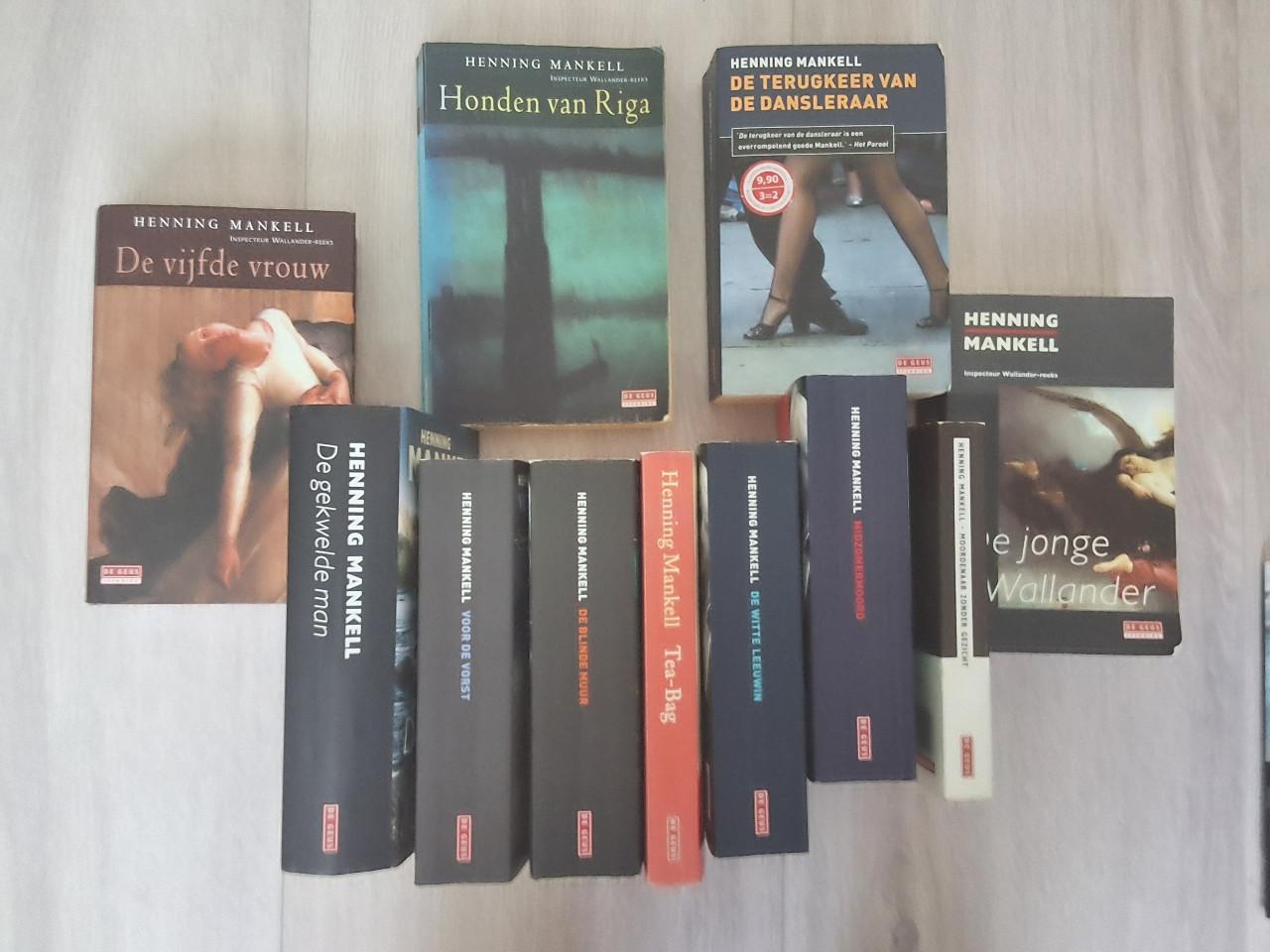 Te koop verschillende thrillers