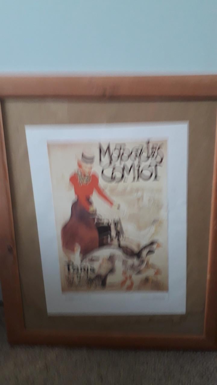 Partij grafiek en schilderijen