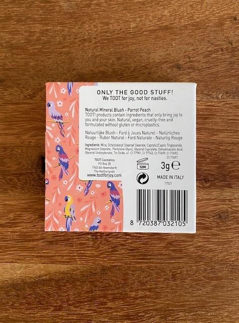 Toot! | Natural blush | Peachy Parrot