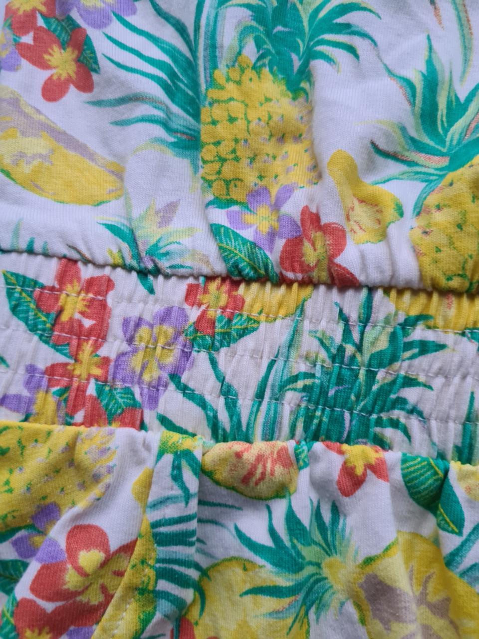 Geel , meerkleurig jumpsuit van Kids Maat 122