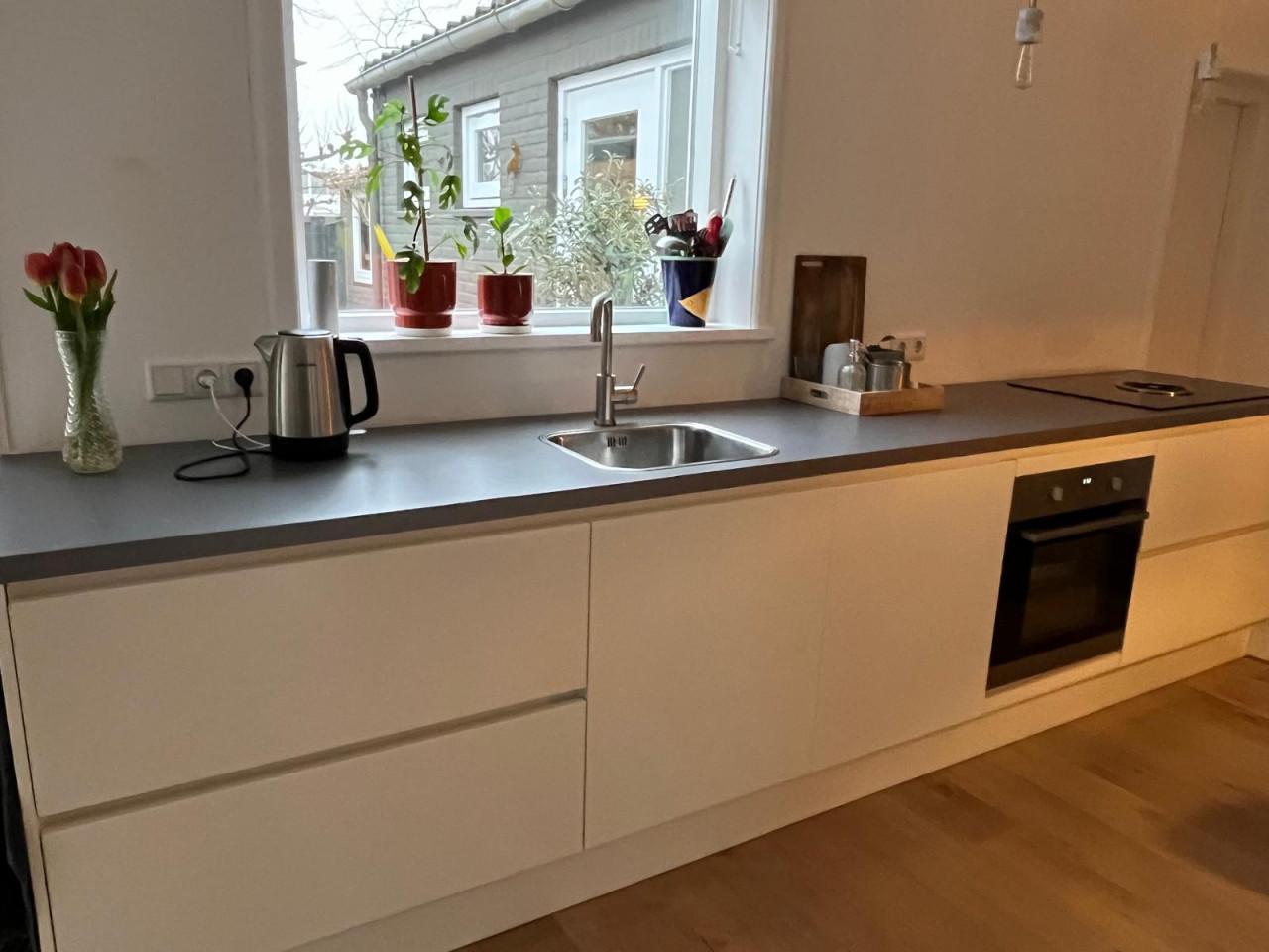 Aanrechtblad met spoelbak