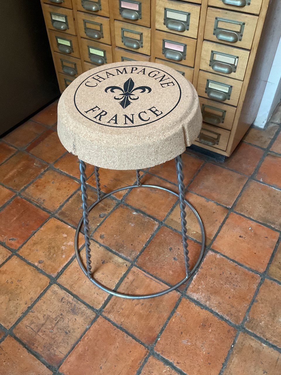Champagne bijzettafel