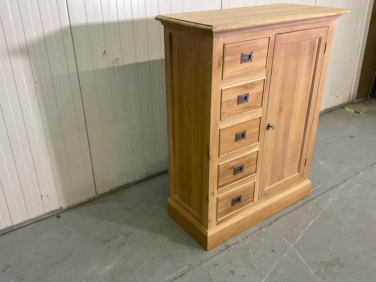 Eiken Buffetkast / Ladenkast 125x90x40 Nieuw