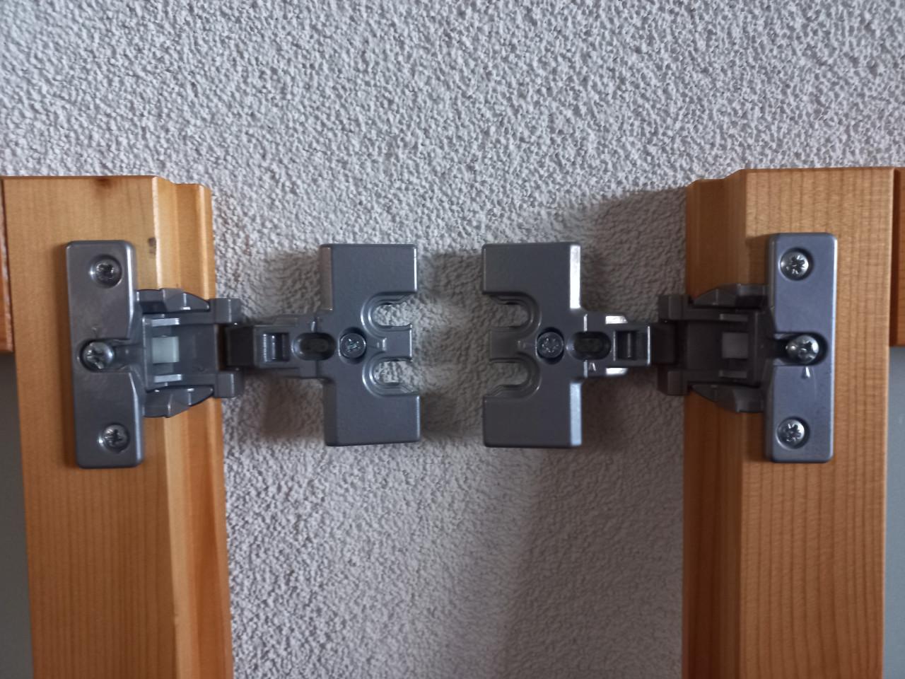 2 LUNDIA Paneeldeuren mat glas 80 cm