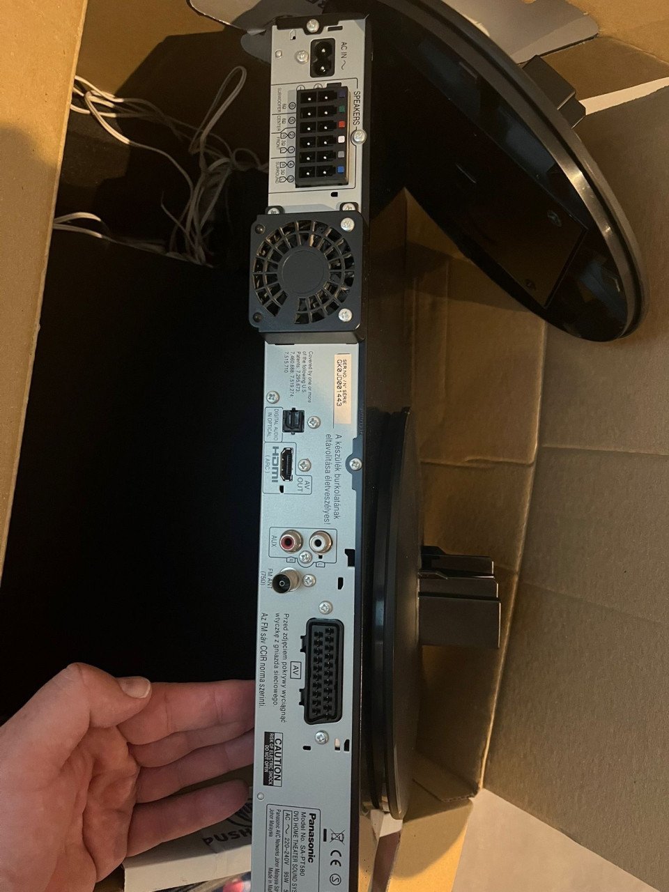 Panasonic SC PT580 home cinema set