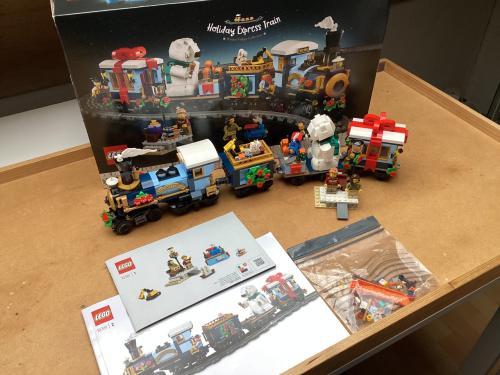 Lego Kerst Feesttrein 10361, 1x gebouwd, z.g.a.n.