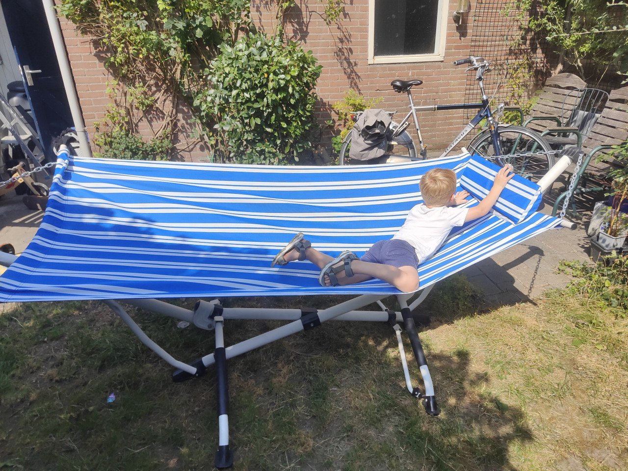 Zeer stevige hangmat met frame