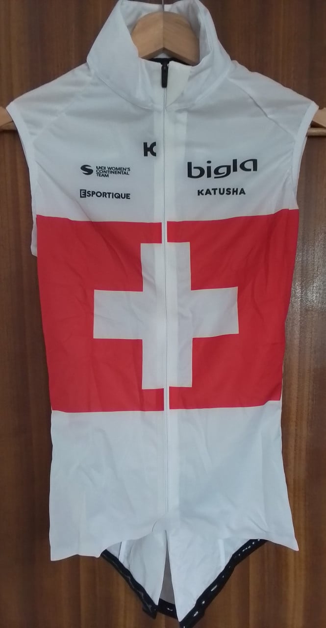 Katusha dames wielrenners shirt maat M.