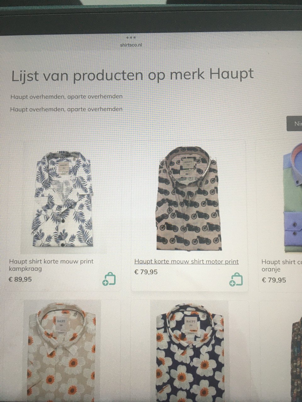 Leuke heren blouse zgan maat l merk haupt
