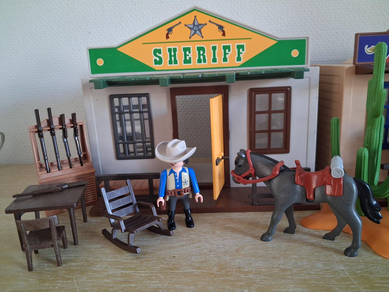Playmobil western city in koffer setnr 4398