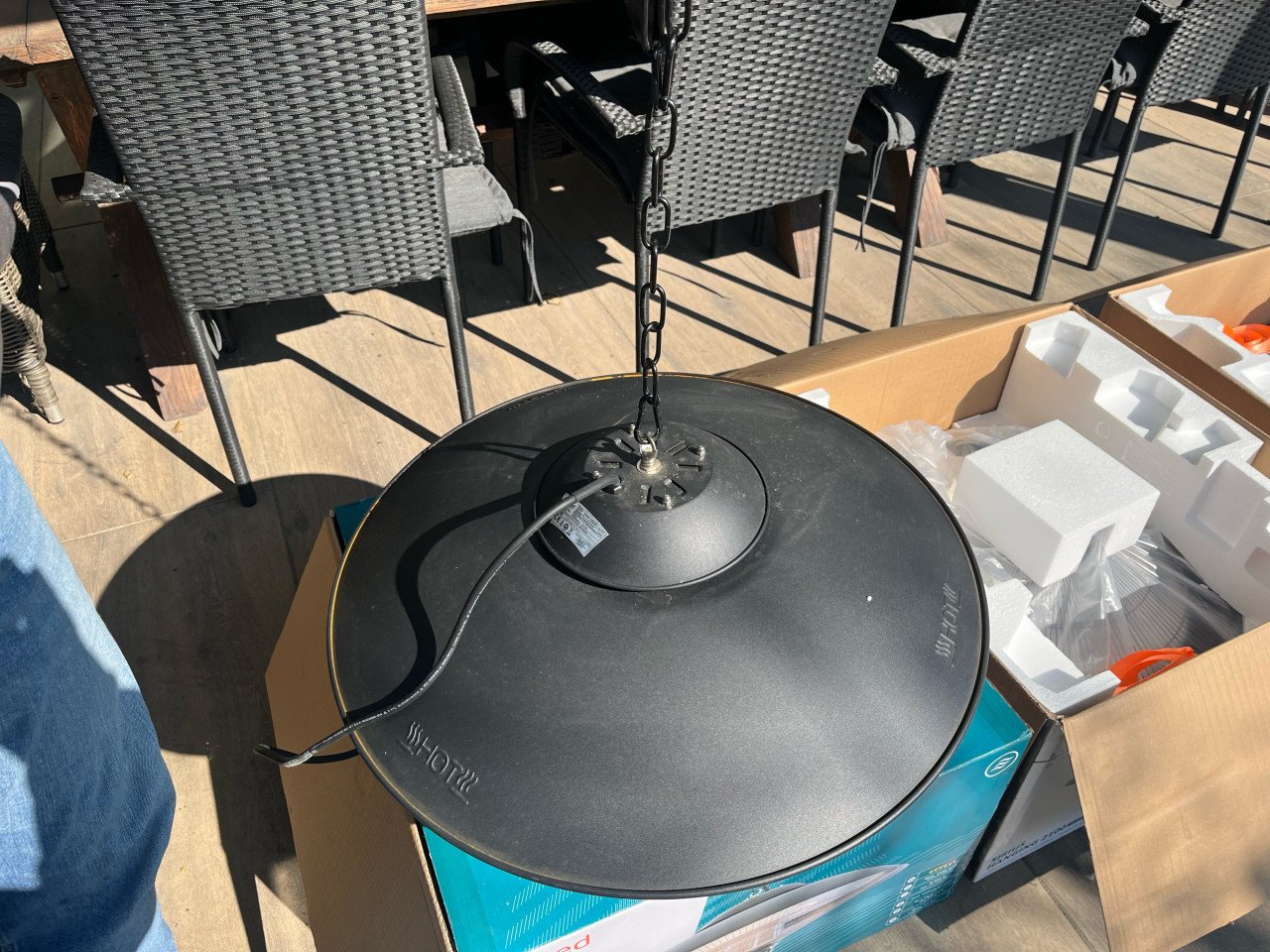 Sunred Sirius hanging lamp (terrasverwarmer)