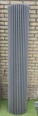 Design hoekradiator verticaal antraciet
