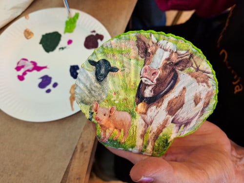 Workshop Decoupage op Sint-Jacobsschelpen 7 november 10.30 uur