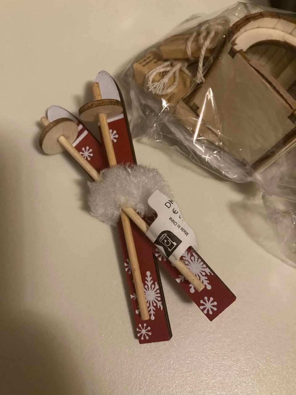 Kersthuisje en decoratie