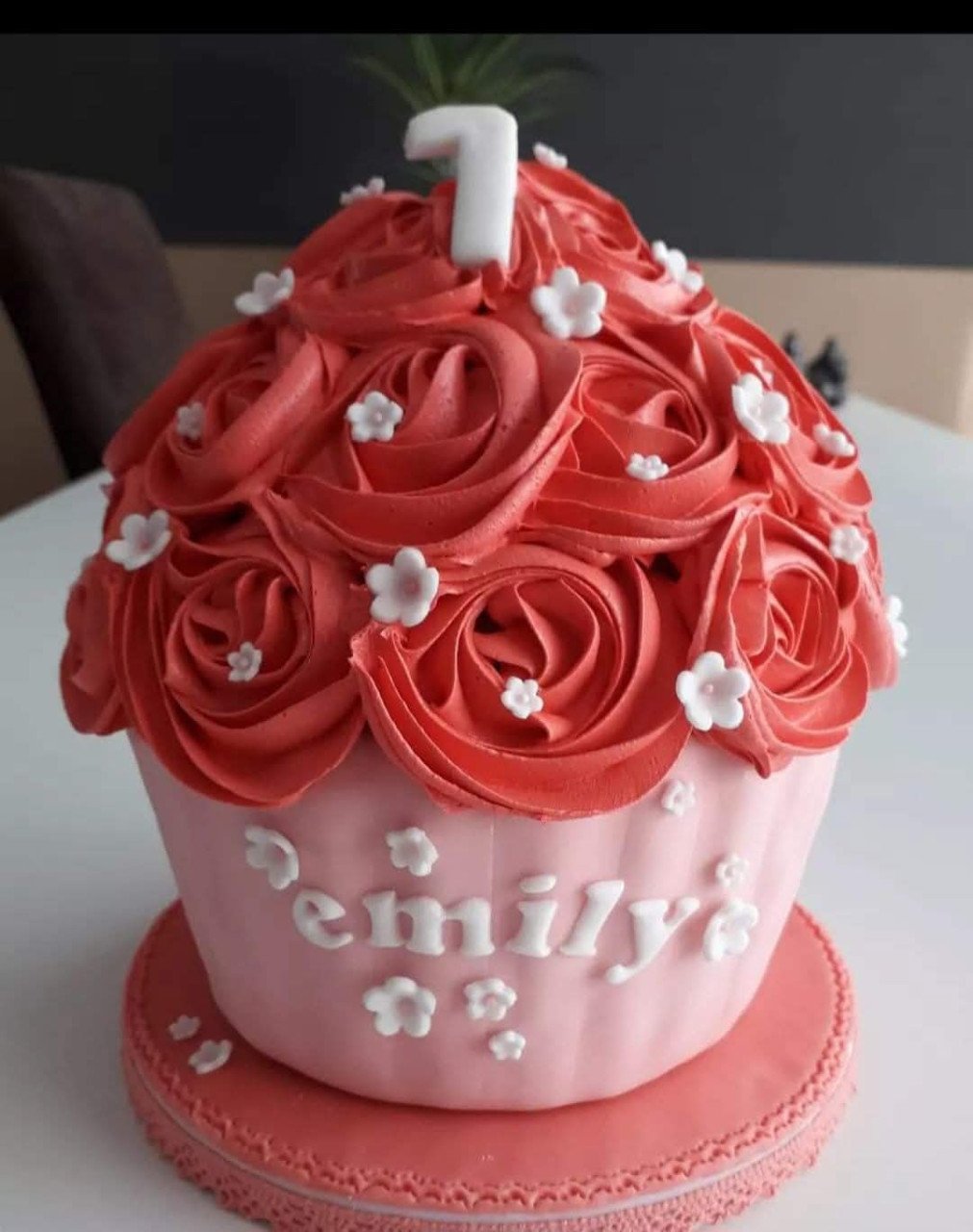 Giant cupcake