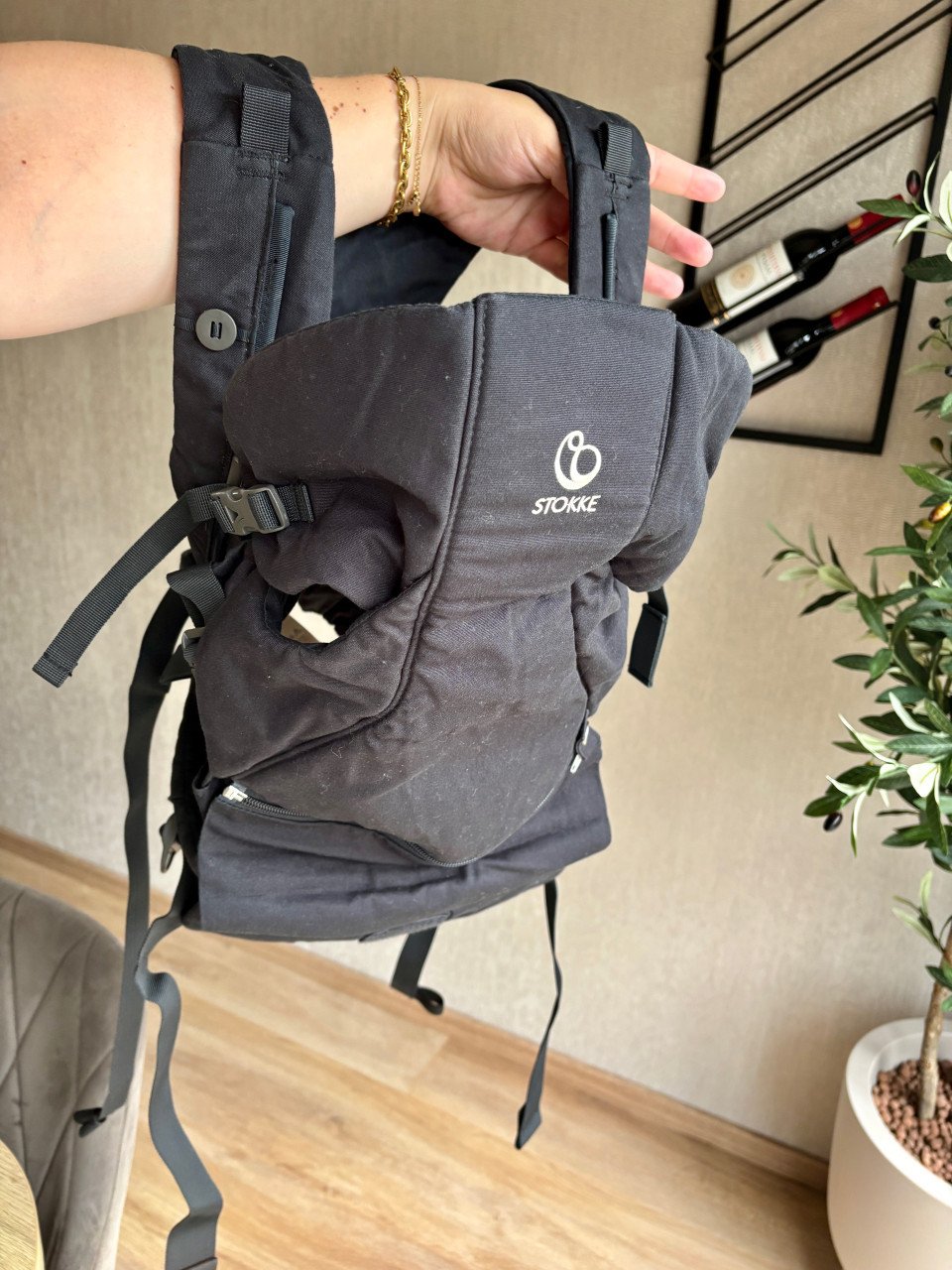 Draagzak buik en rug van Stokke