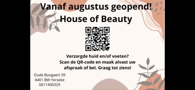 Vanaf augustus geopend