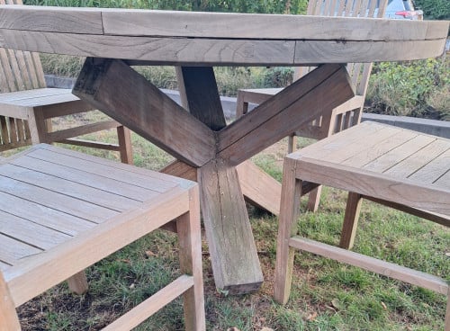 Teakhouten tuinset