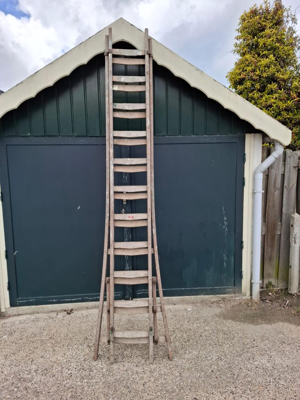Houten ladder