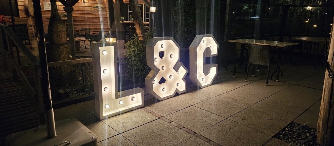 Led cijfers of led letters huren