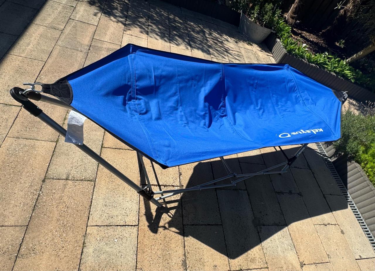 Opvouwbare eenpersoons hangmat van Kelsyus met draagtas