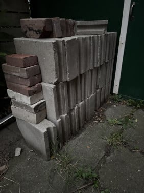 Stenen blokken