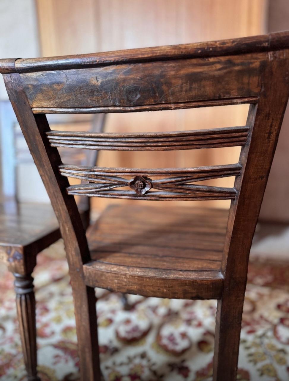 Koloniale eettafelstoelen