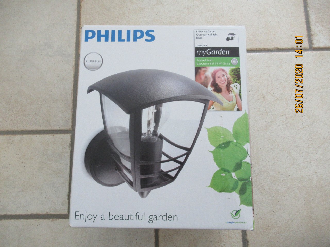 Philips buitenlantaarn. Nieuw!