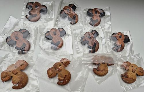 Broche vintage koala