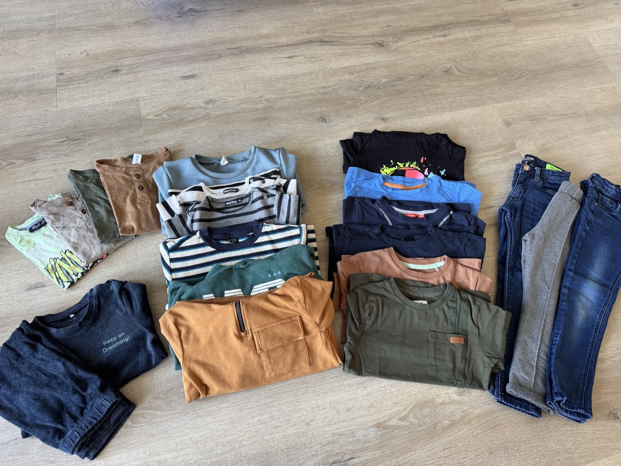 Kledingpakket jongens maat 110-116