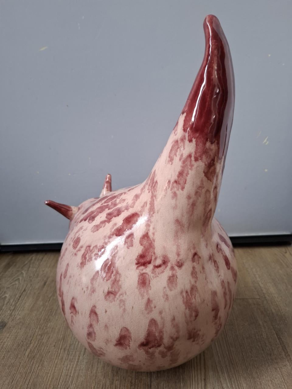 Keramieken beeld rode kater