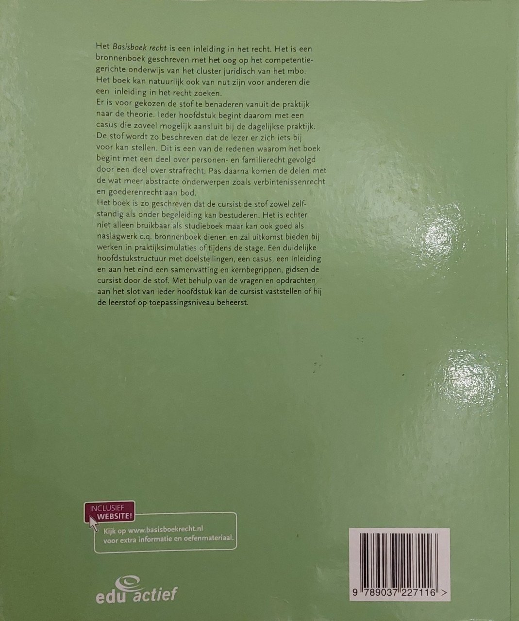 Studieboek: Basisboek Recht (6e druk)