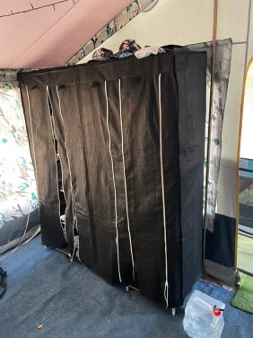 Opvouwbare garderobekast campingkast