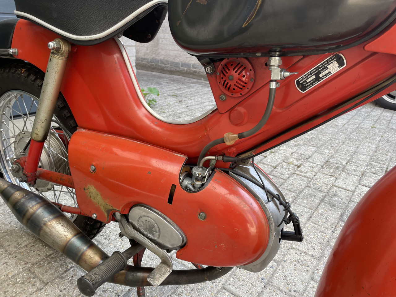 Kreidler met eitank 1958