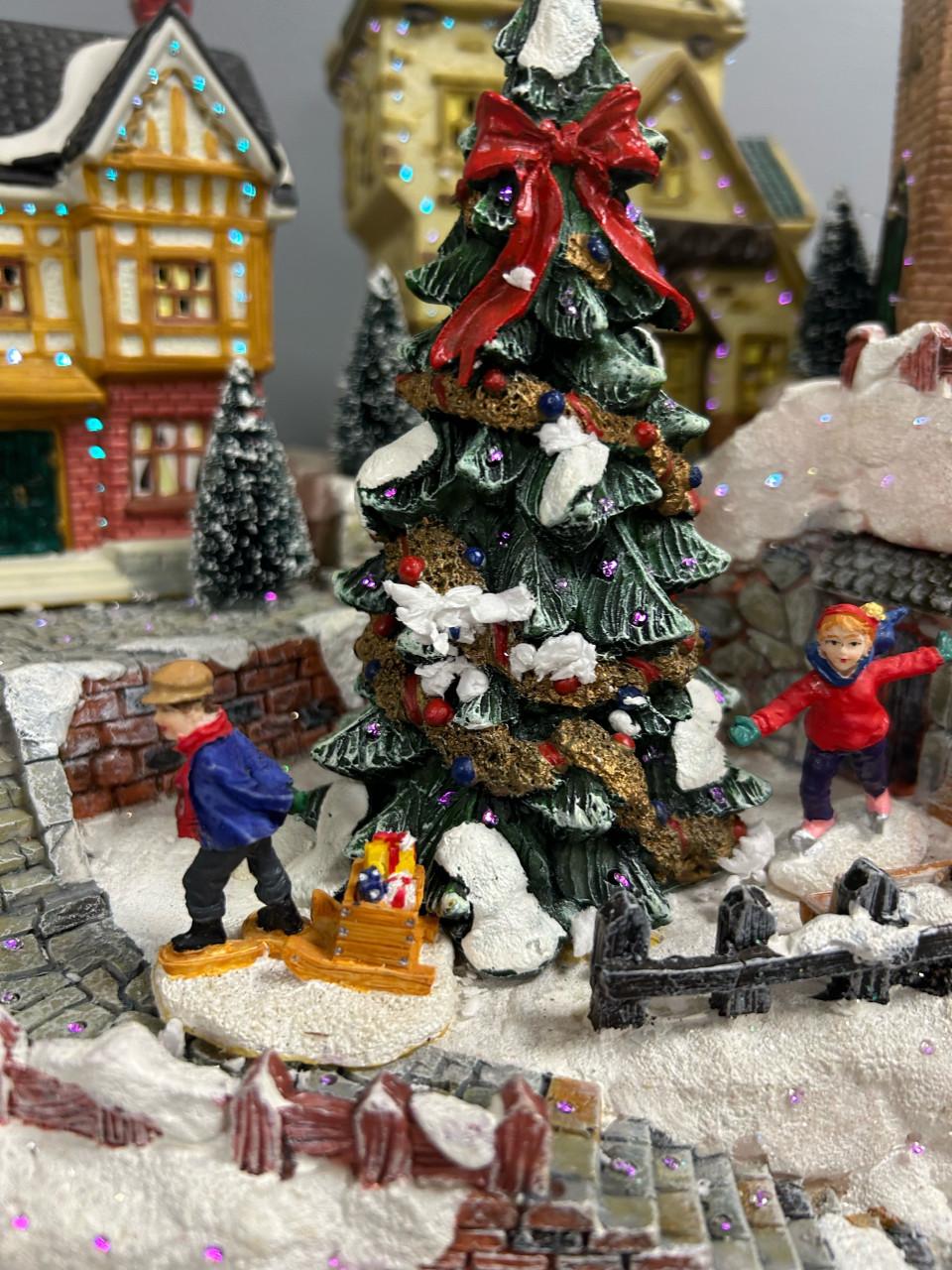 Vintage dickensville porcelein kersthuisjes