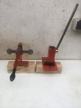 Breker en klinker voor de zaagketting van een kettingzaag gebruikt