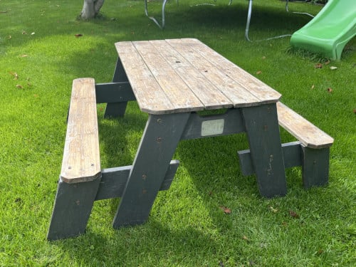Picknicktafel kinderen picknickbank EXIT